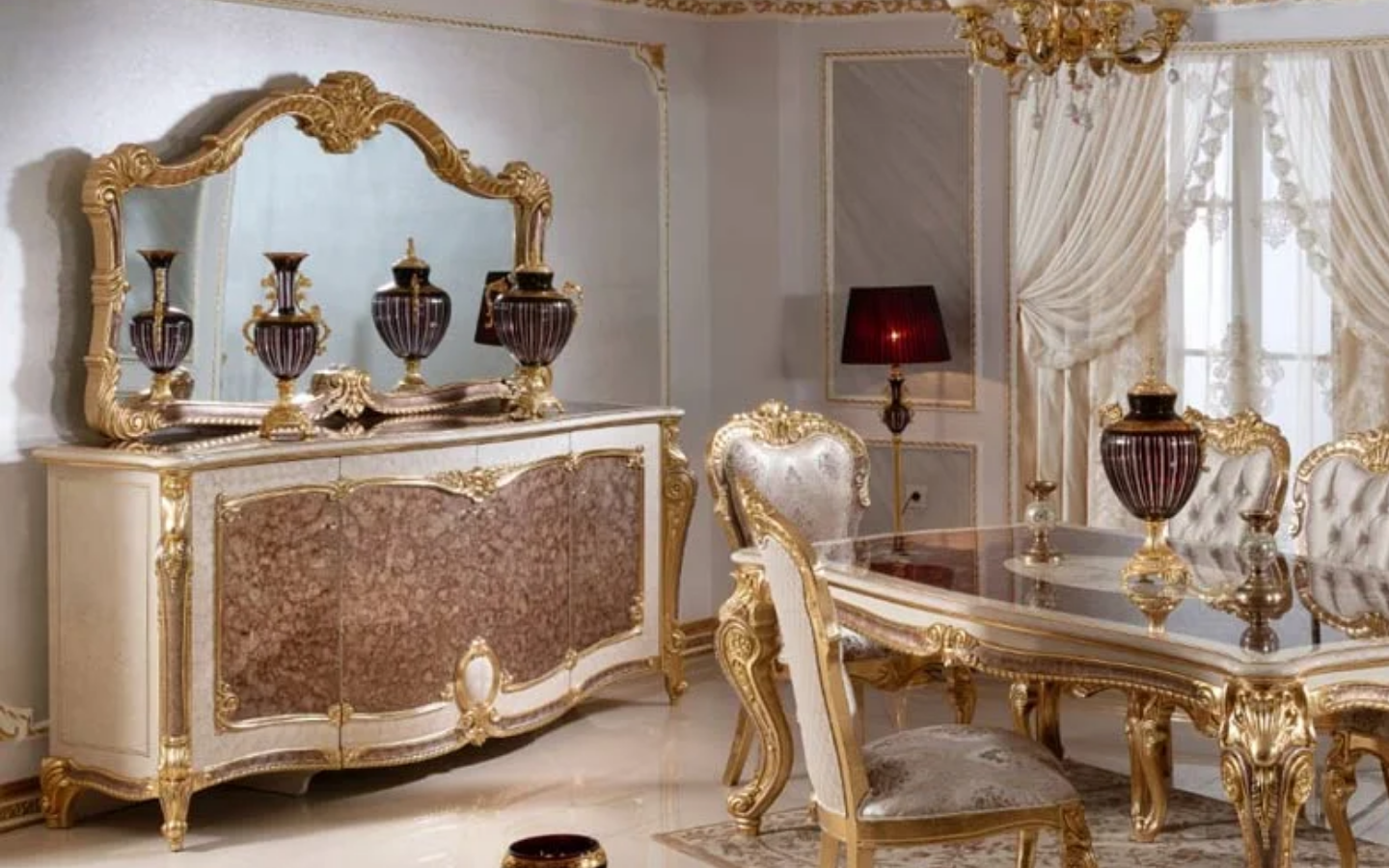 Hk İnci Klasik Kahve Gold Konsol