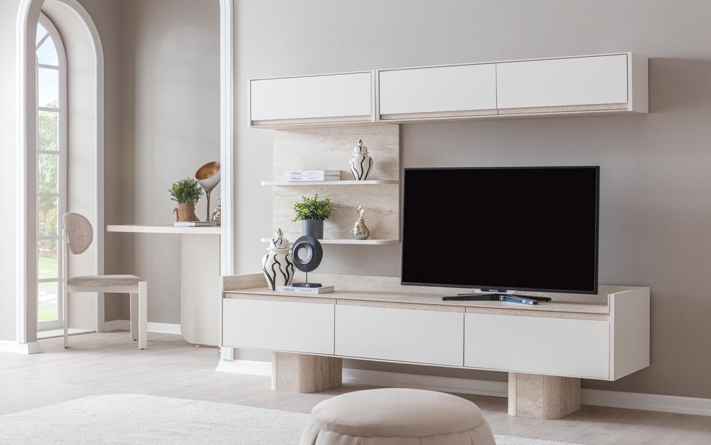 Flora Tv Ünitesi Üst Blok-2