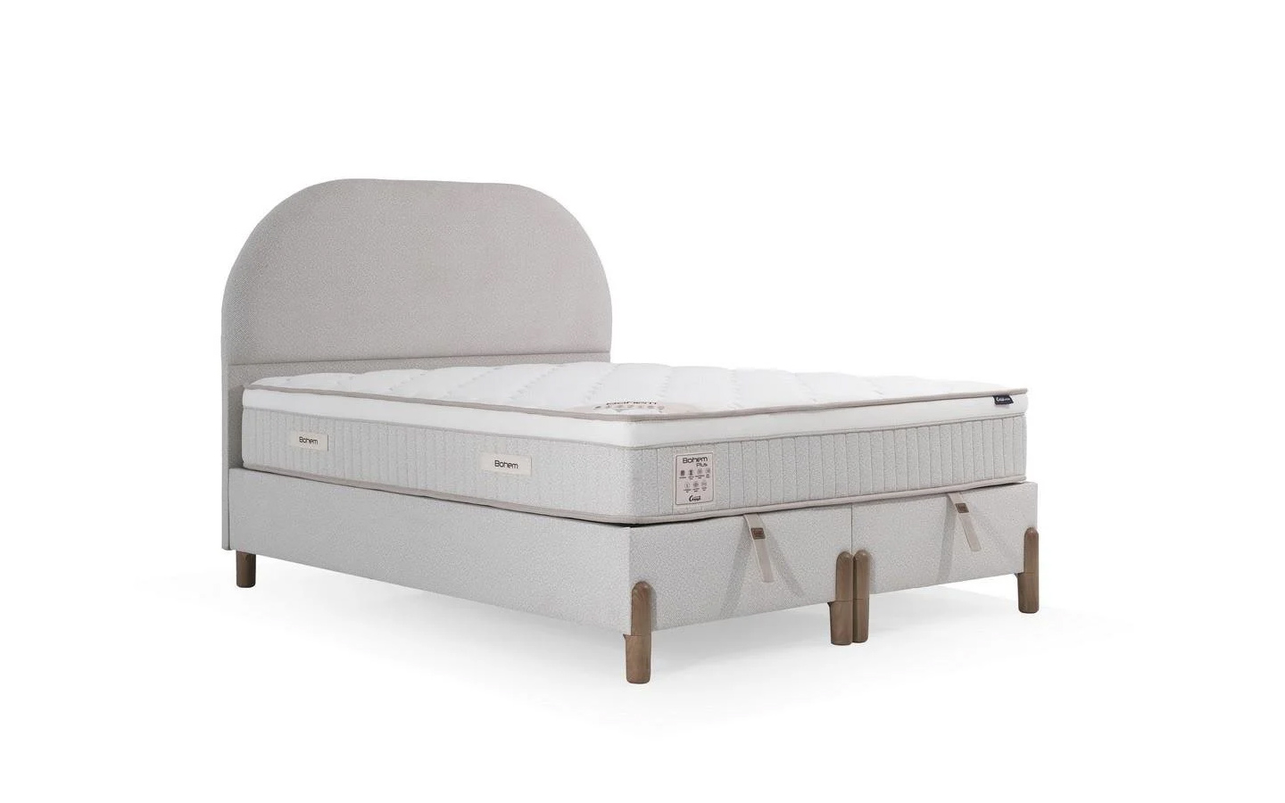 Bohem Yatak Baza Başlık Set 160 Cm X 200 Cm)