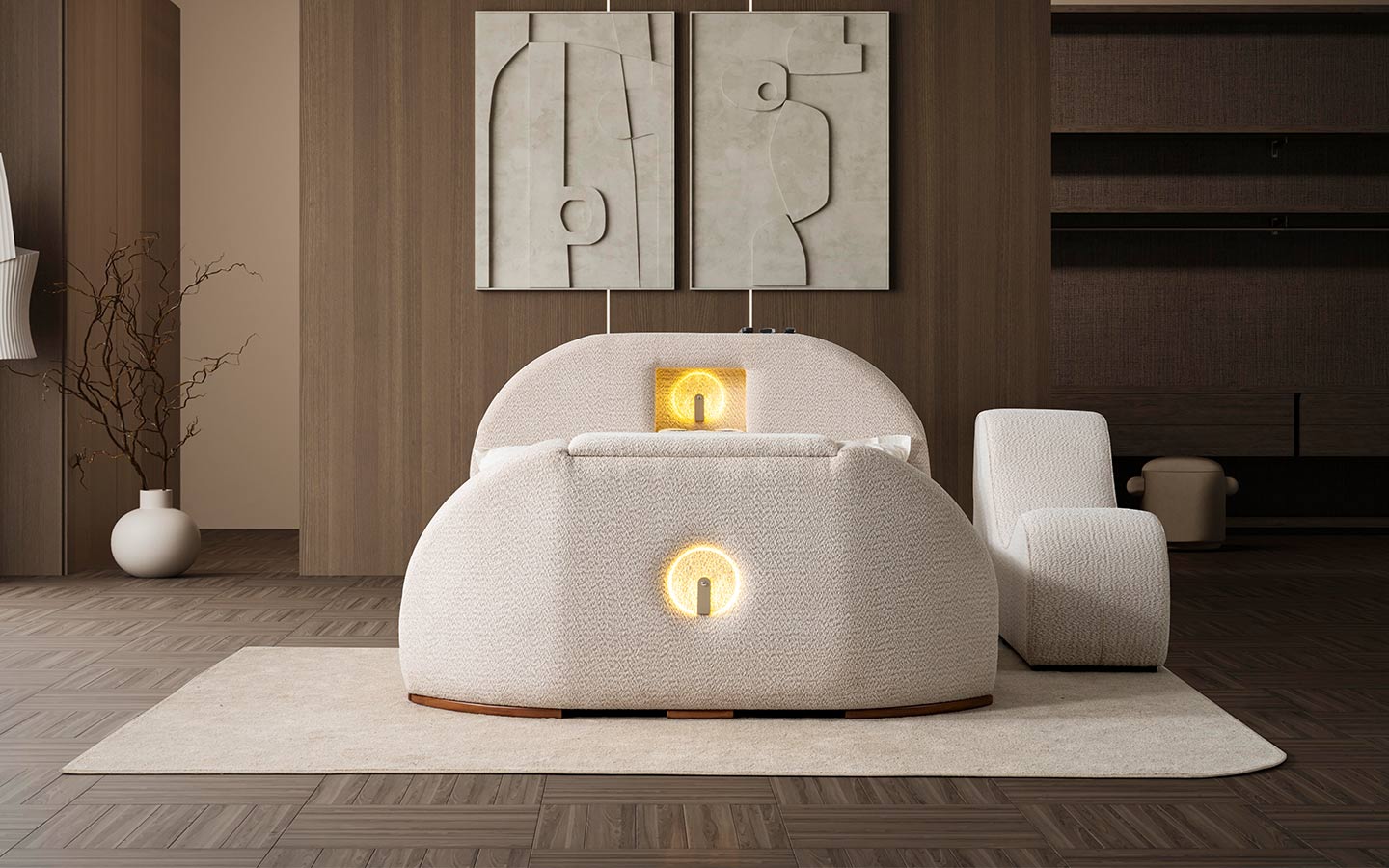 New Royal Başlıklı Karyola (160 cm X 200 cm)-2