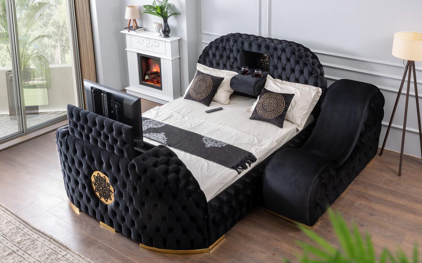 Royal Başlıklı Karyola (160 cm X 200 cm)-2