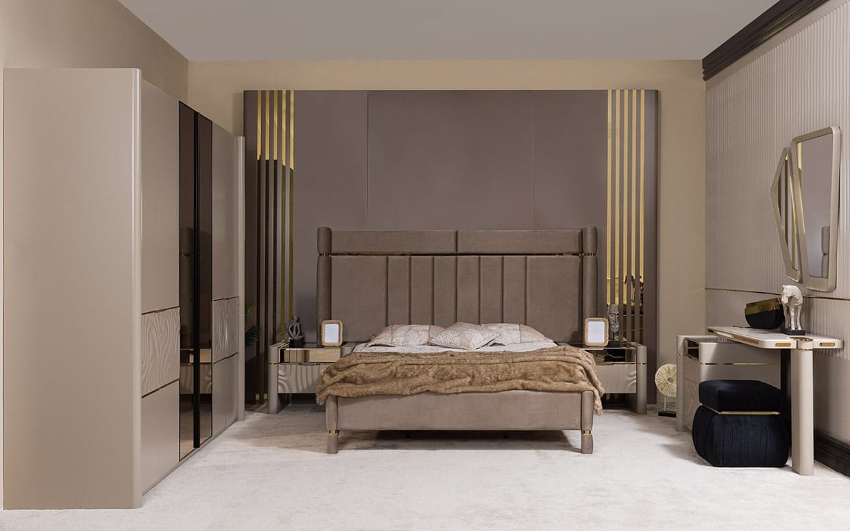 Hera Gold Luxury Yatak Odası