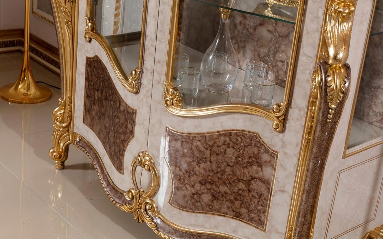 Hk İnci Klasik Kahve Gold Vitrin-2