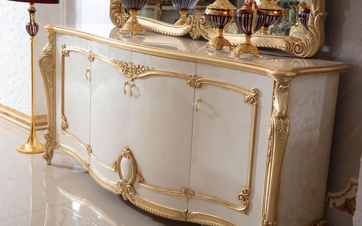 Hk İnci Klasik Krem Gold Konsol