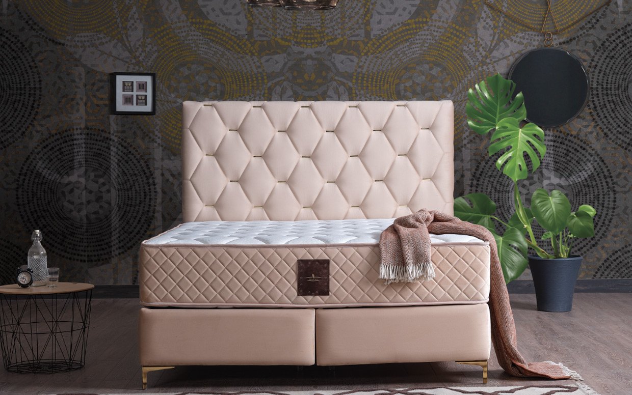 Lilit Yatak Baza Başlık Set (160×200)