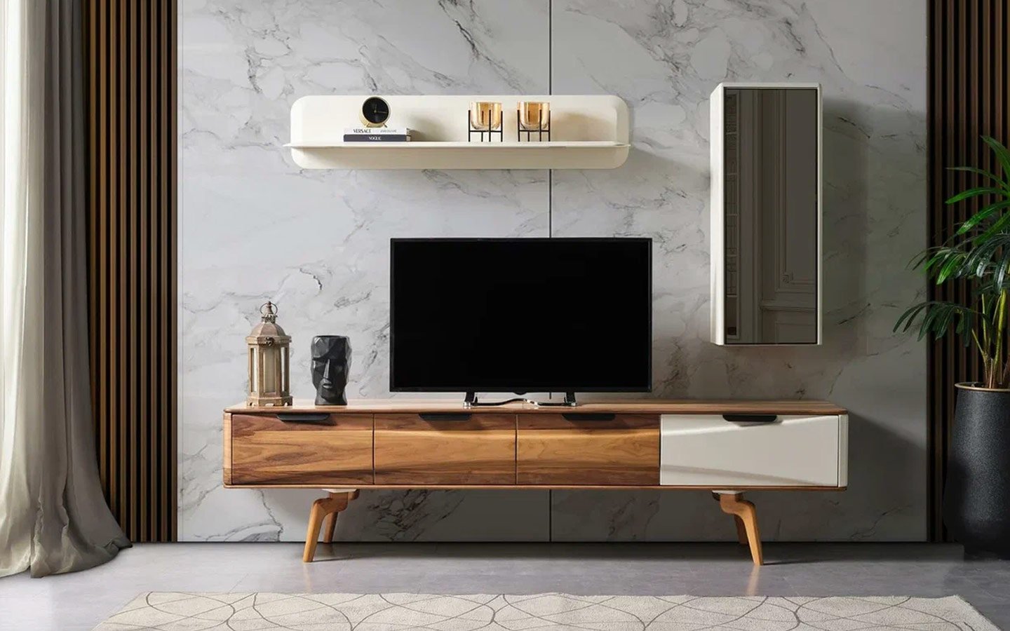 Legno Plus Tv Ünitesi Lake Blok-2
