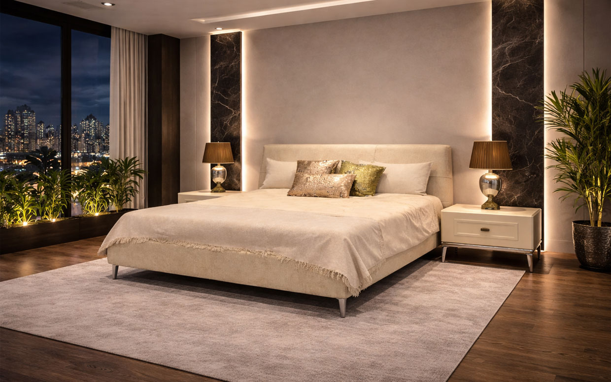 Marin Bazalı Başlıklı Karyola