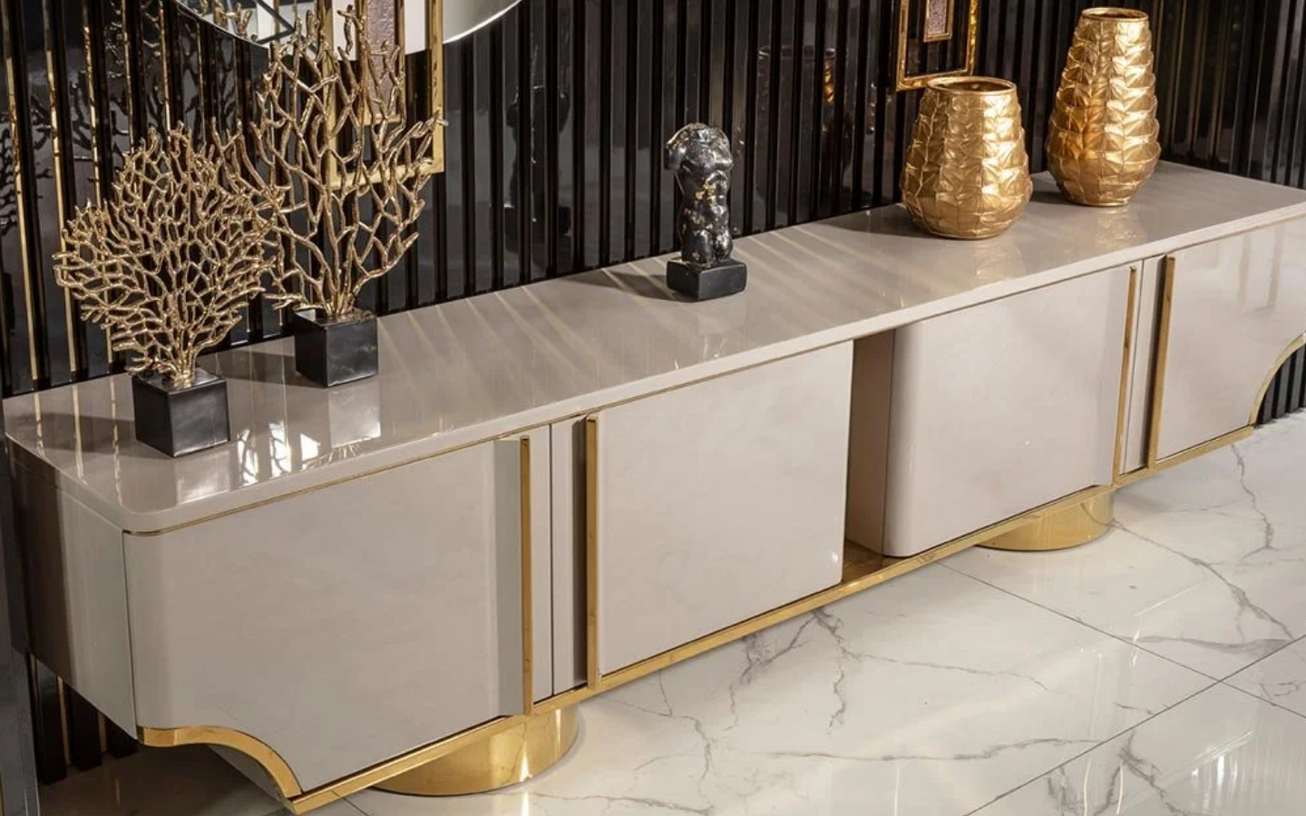 Napoli Luxury Tv Sehpası