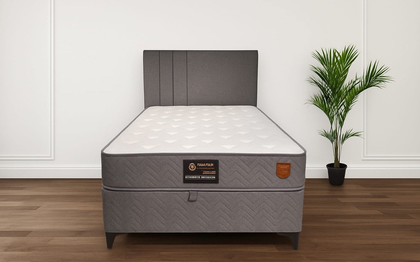 Piem Yatak Baza Başlık Set (120 Cm X 200 Cm)