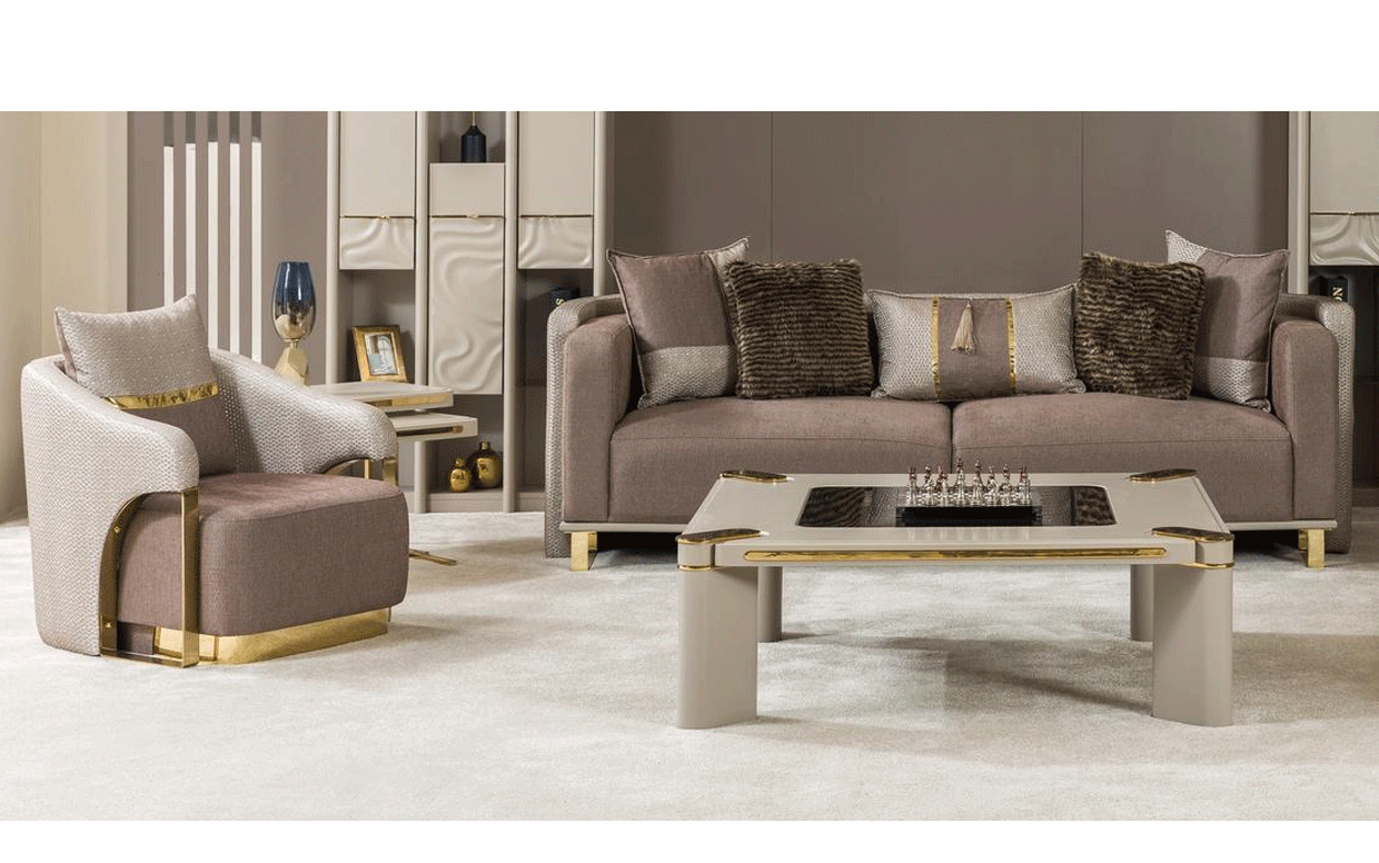 Hera Gold Luxury Koltuk Takımı