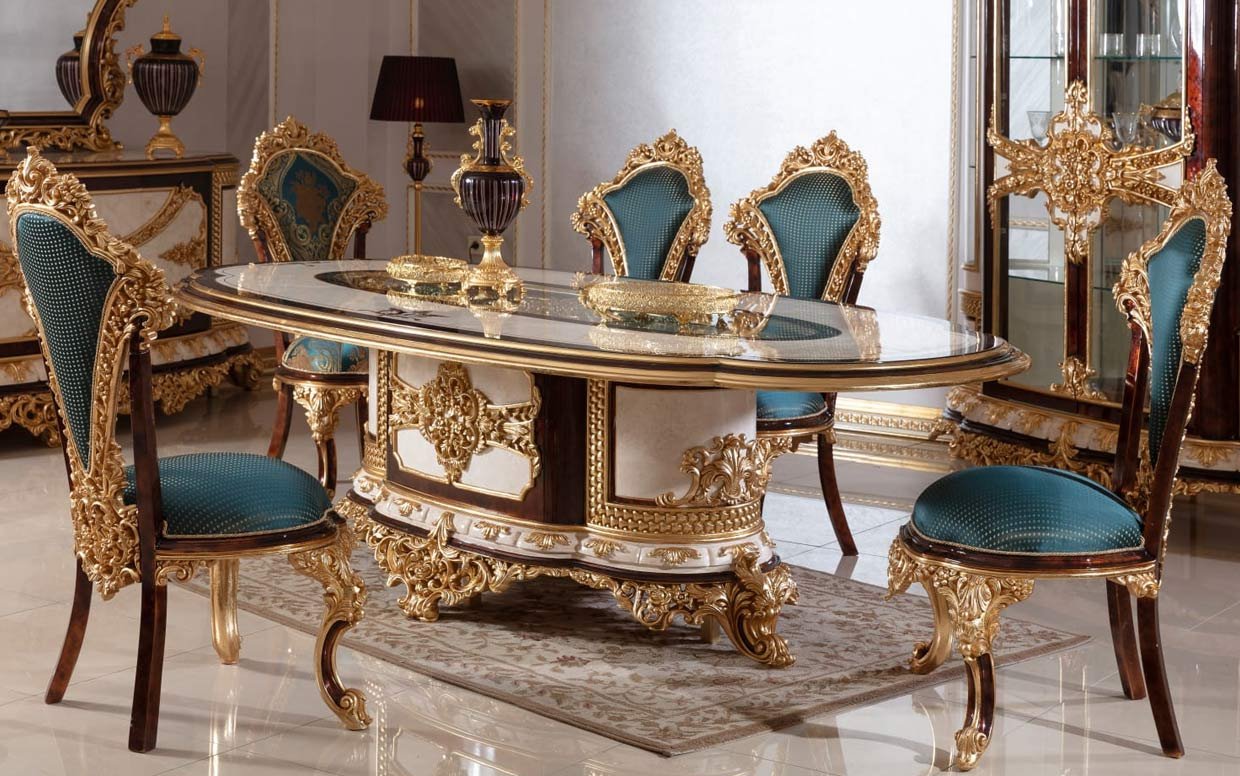 Hk Sultan Klasik Yemek Masası